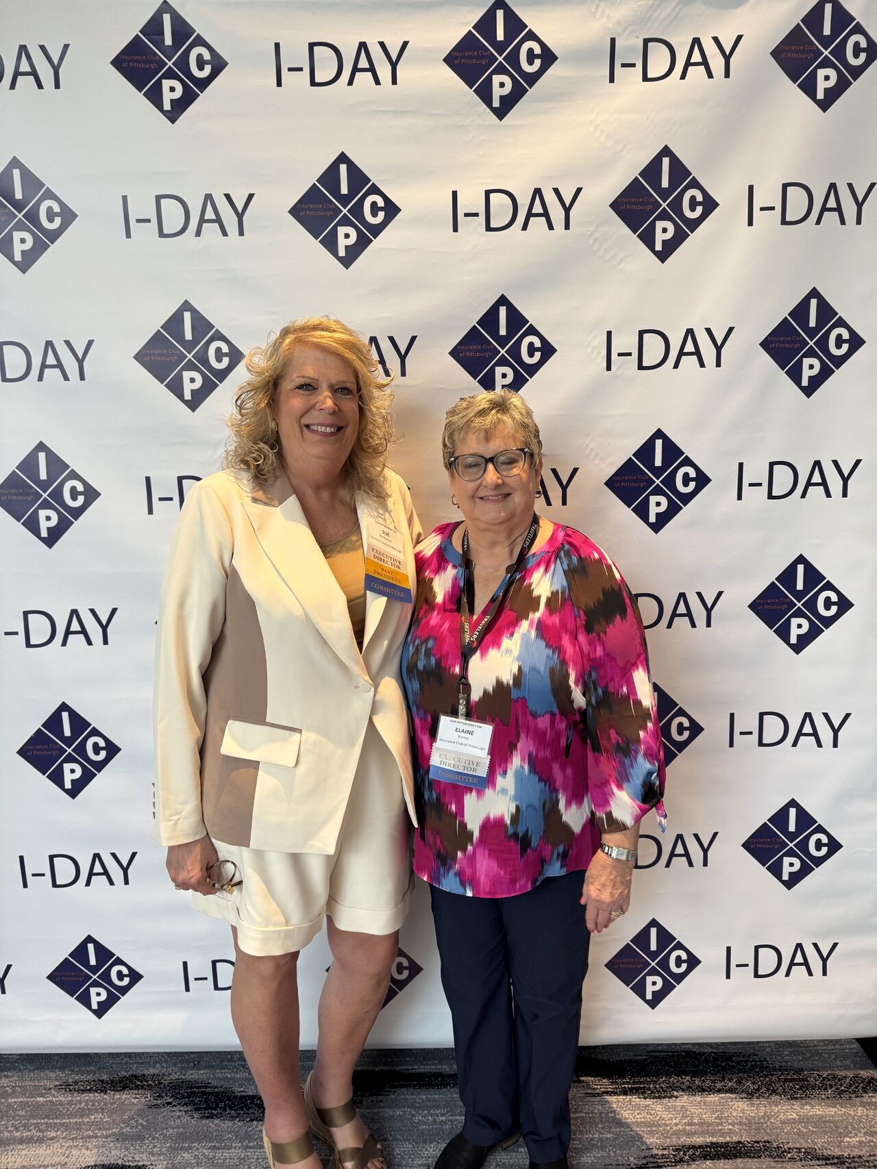 Elaine Barnes (Outgoing) and Sue Bonkowski (In Coming)